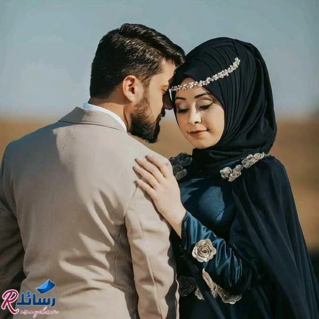 صورة رومانسية لبنت محجبة