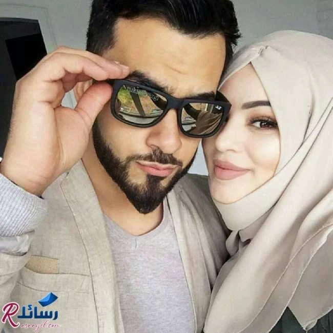 صورة رومانسية لبنت محجبة