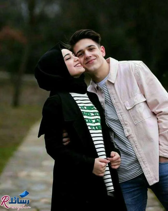 صورة رومانسية لبنت محجبة